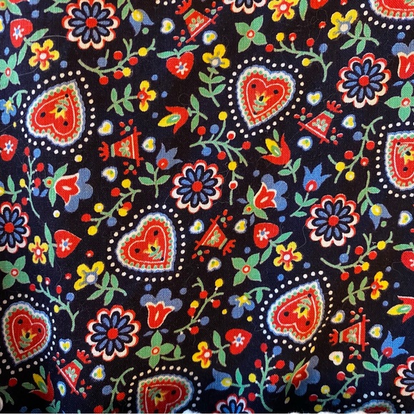 🎈SOLD❤️‍🩹Vintage Dress Maggi Stover 1950's Cute Vintage Dress Folk Art Pattern - Picture 4 of 16